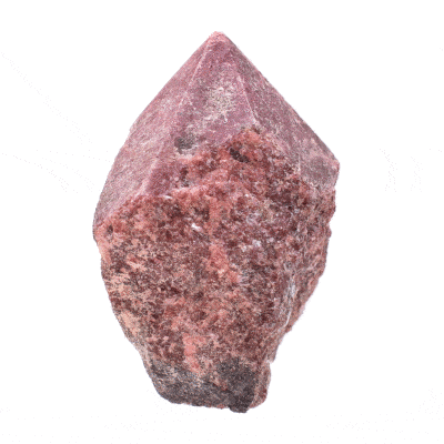 Point made from natural rhodonite gemstone with polished top and 7.5cm height. Buy online shop.