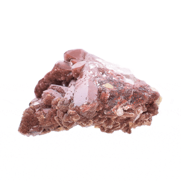 Natural 6cm piece of red hematoid quartz crystal cluster. Buy online shop.