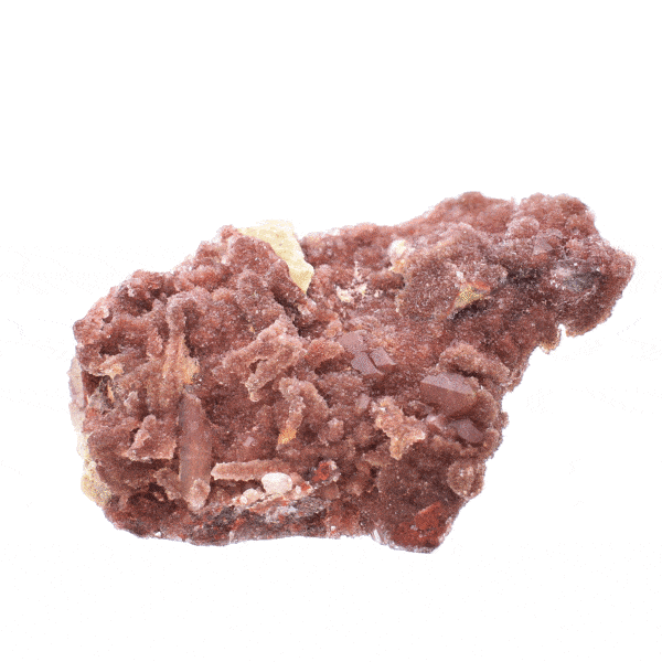 Natural 6cm piece of red hematoid quartz crystal cluster. Buy online shop.