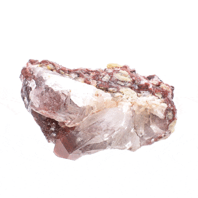 Natural 6cm piece of red hematoid quartz crystal cluster. Buy online shop.