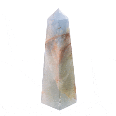 Οβελίσκος φυσικής πέτρας μπλε όνυχα, ύψους 13cm. Αγοράστε online shop.