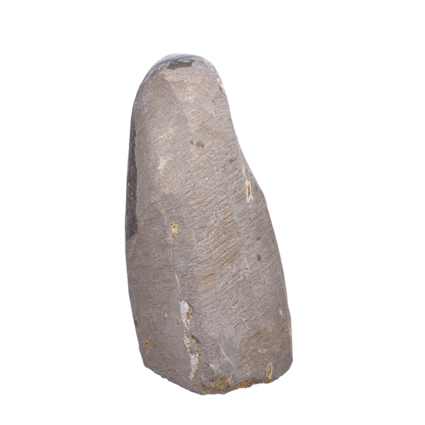 Natural 10.5cm piece of amethyst gemstone with polished outline.
