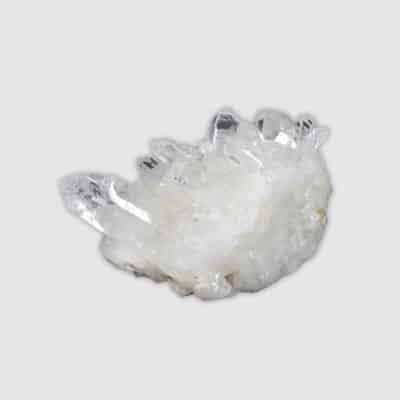 Raw 10cm piece of natural crystal quartz cluster. Buy online shop.