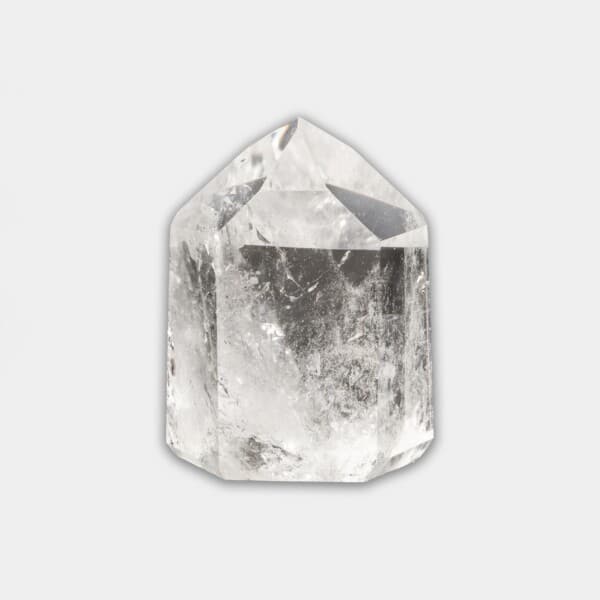 Polished 7cm point made from natural crystal quartz gemstone.  Buy online shop.