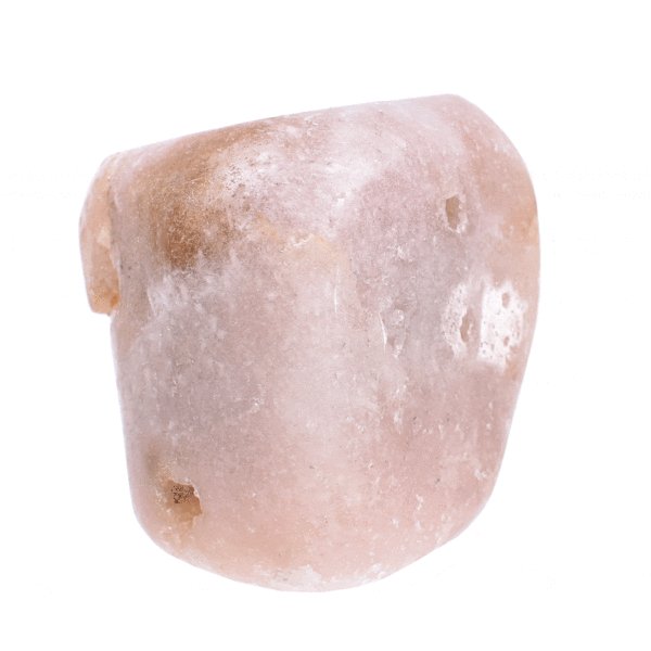 Piece of natural pink amethyst gemstone with polished outline and a height of 9cm. Buy online shop.