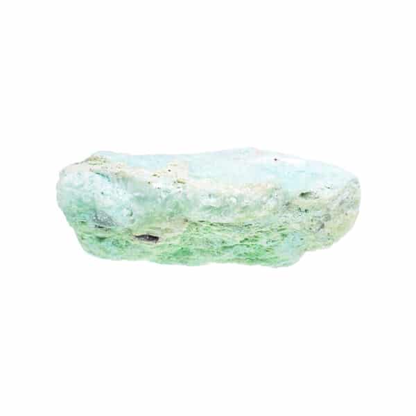 Raw piece of natural chrysoprase gemstone with a size of 10.5cm. Buy online shop.