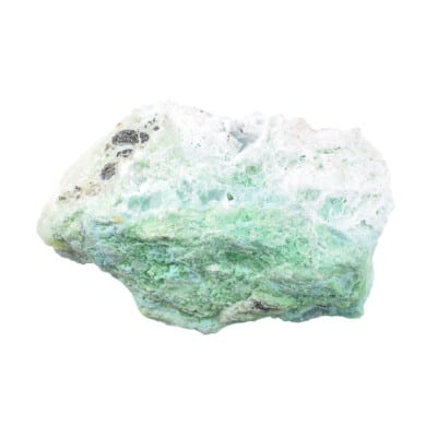 Raw piece of natural chrysoprase gemstone with a size of 10.5cm. Buy online shop.