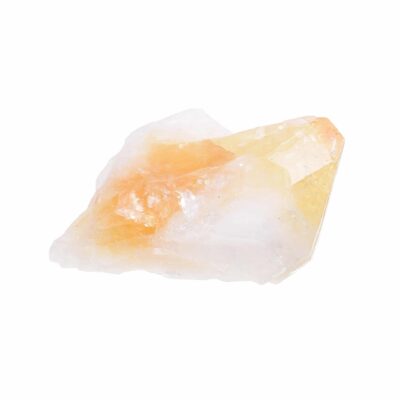 Raw 14cm piece of natural citrine quartz gemstone. Buy online shop.