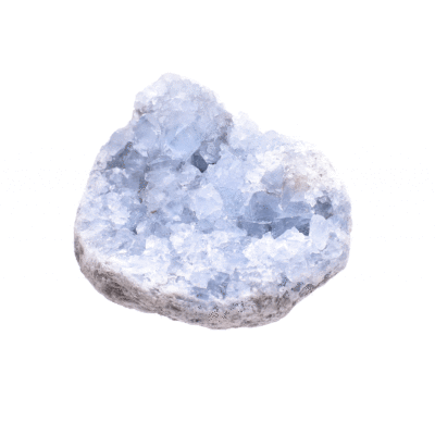 Raw 10cm piece of natural celestite gemstone. Buy online shop.