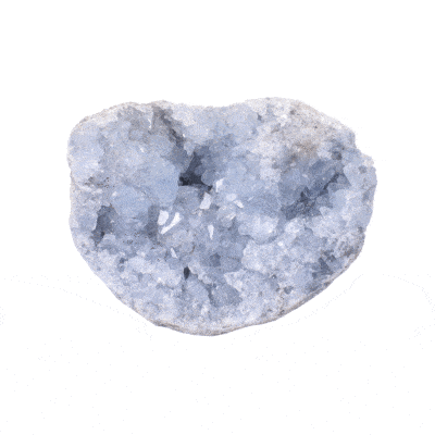 Ακατέργαστο κομμάτι φυσικής πέτρας Σελεστίτη μεγέθους 10cm. Αγοράστε online shop.