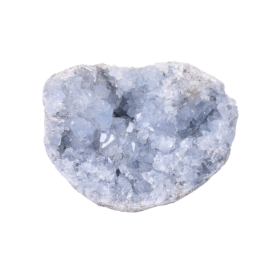 Raw 10cm piece of natural celestite gemstone. Buy online shop.