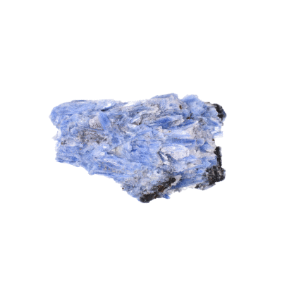Raw piece of natural Blue Kyanite stone with Quartz, size 10cm.