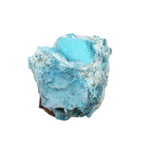 Raw 5cm piece of natural hemimorphite gemstone.