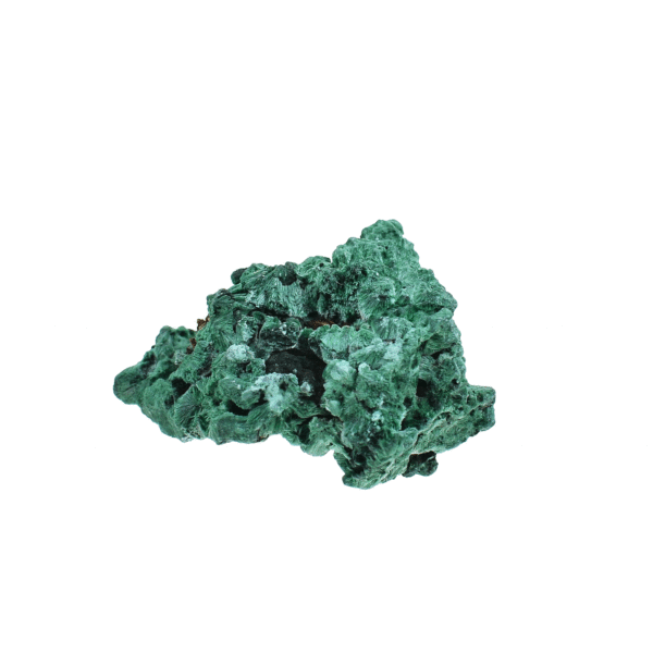 Raw 4.5cm piece of natural fibrous Malachite gemstone from Congo.